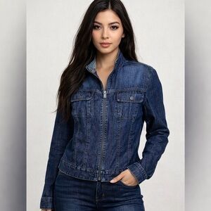 Vintage Tommy Hilfiger Jeans Denim Jean Jacket Wonen’s L LARGE EUC Y2K